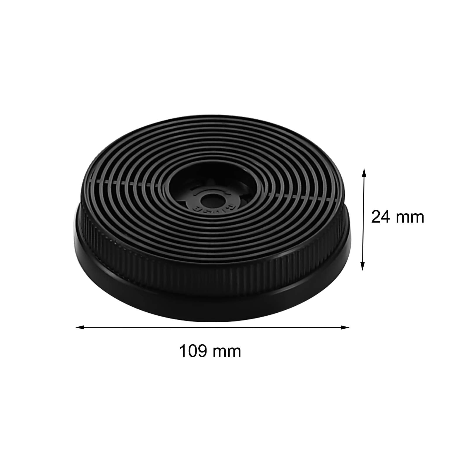 SNDOAS 2 x109 mm Kohlefilter Ersatzfilter CF-S