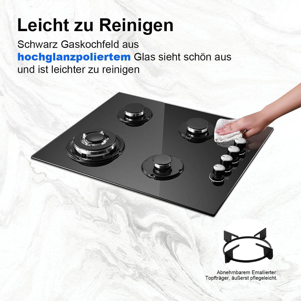 SNDOAS NG/LPG-Gaskochfeld Erdgas und Propangas
