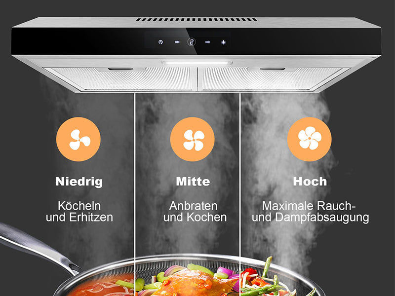 SNDOAS 3 Leistungsstufen Abzugshauben