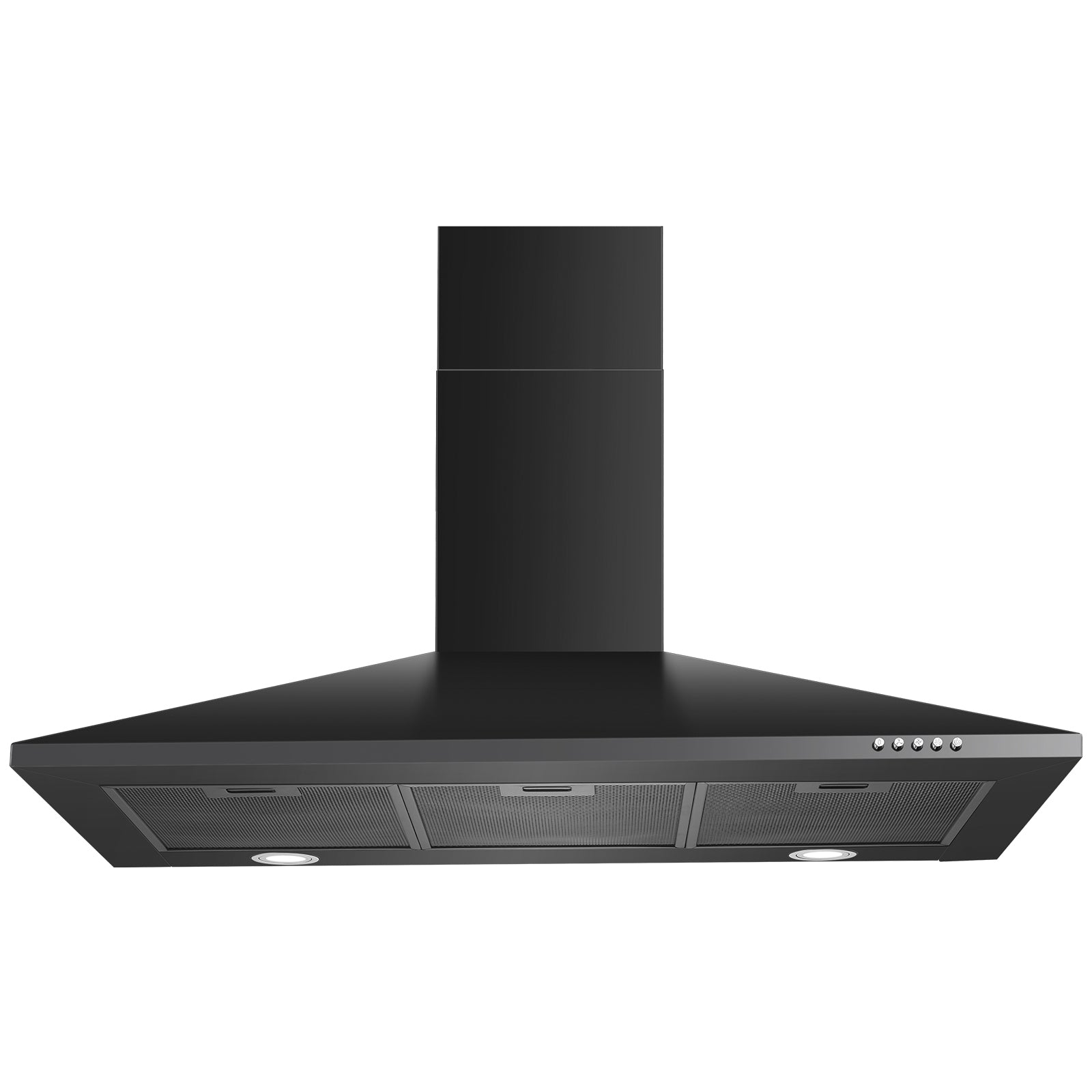 RHEBA9BP7 - 90cm 400m³/h Dunstabzugshaube Schwarz  [Energieklasse A+++]