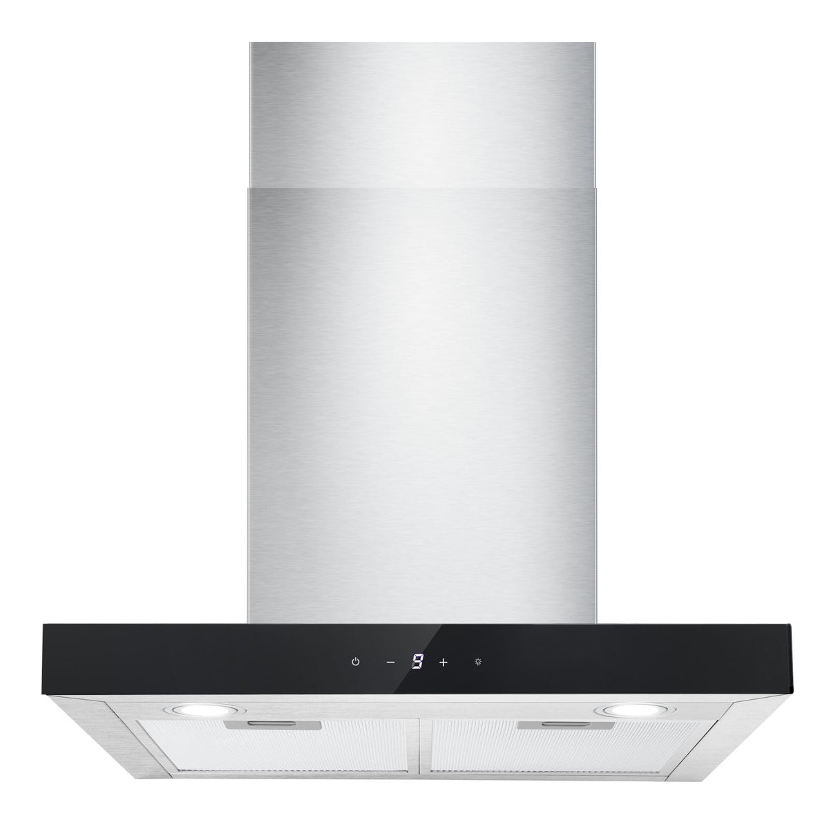 EUTT- 0660- Wandhauben Dunstabzugshaube 60cm, Abzugshaube UmluftAbluft mit 700 m³h Luftstrom [Energieklasse A++]